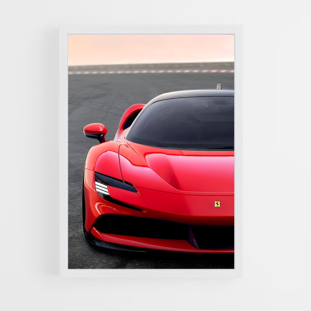 Poster stradale performance – affiche Ferrari (vue 3)